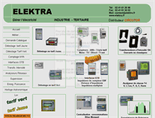 Tablet Screenshot of elektra.fr