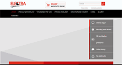 Desktop Screenshot of elektra.sk