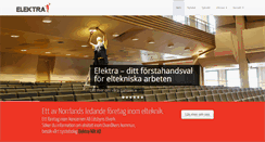 Desktop Screenshot of elektra.se