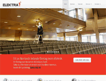 Tablet Screenshot of elektra.se