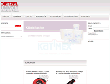 Tablet Screenshot of elektra.hu