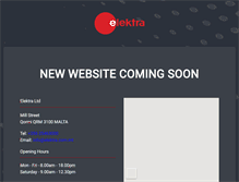 Tablet Screenshot of elektra.com.mt