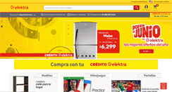 Desktop Screenshot of elektra.com.mx